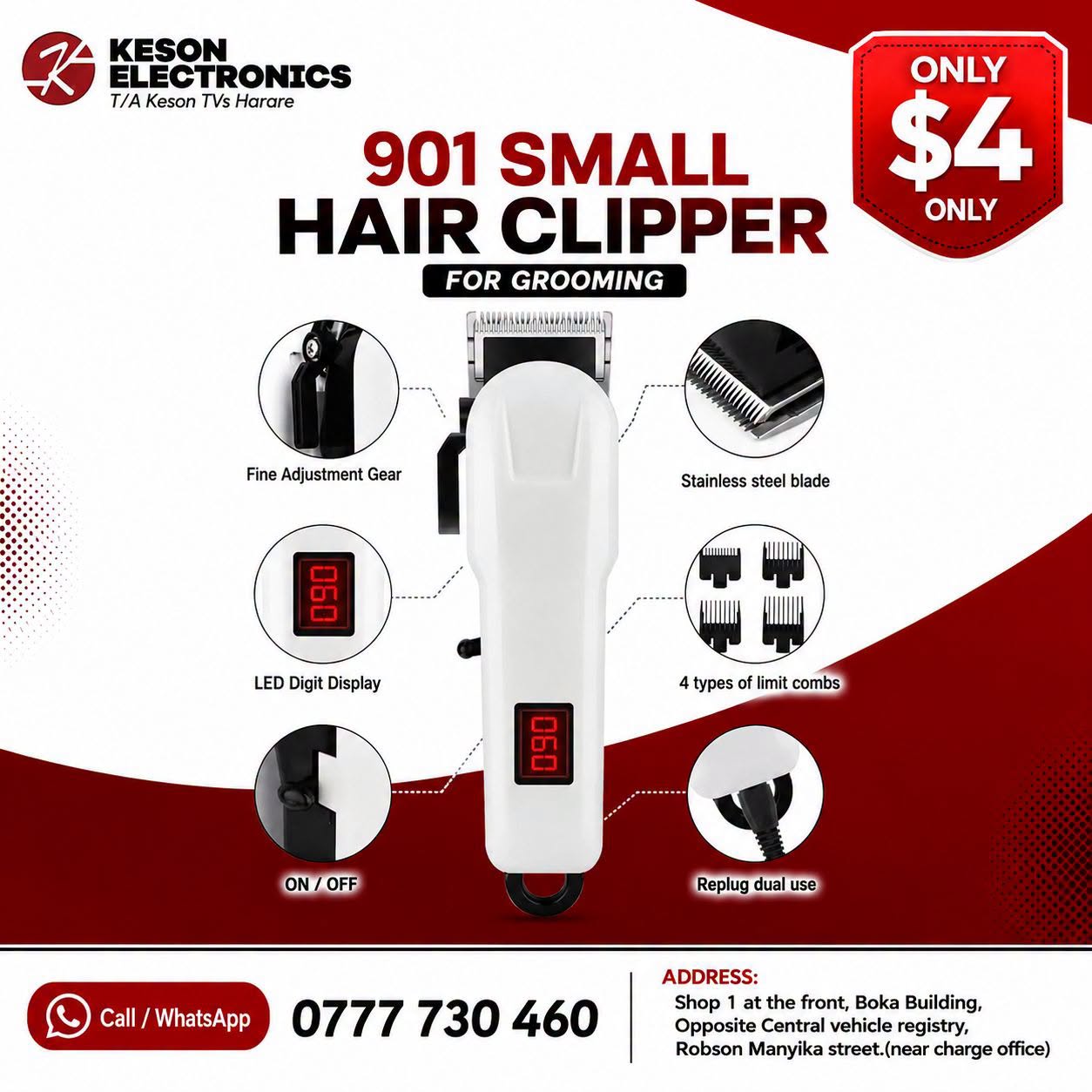 901 Small Hair clipper