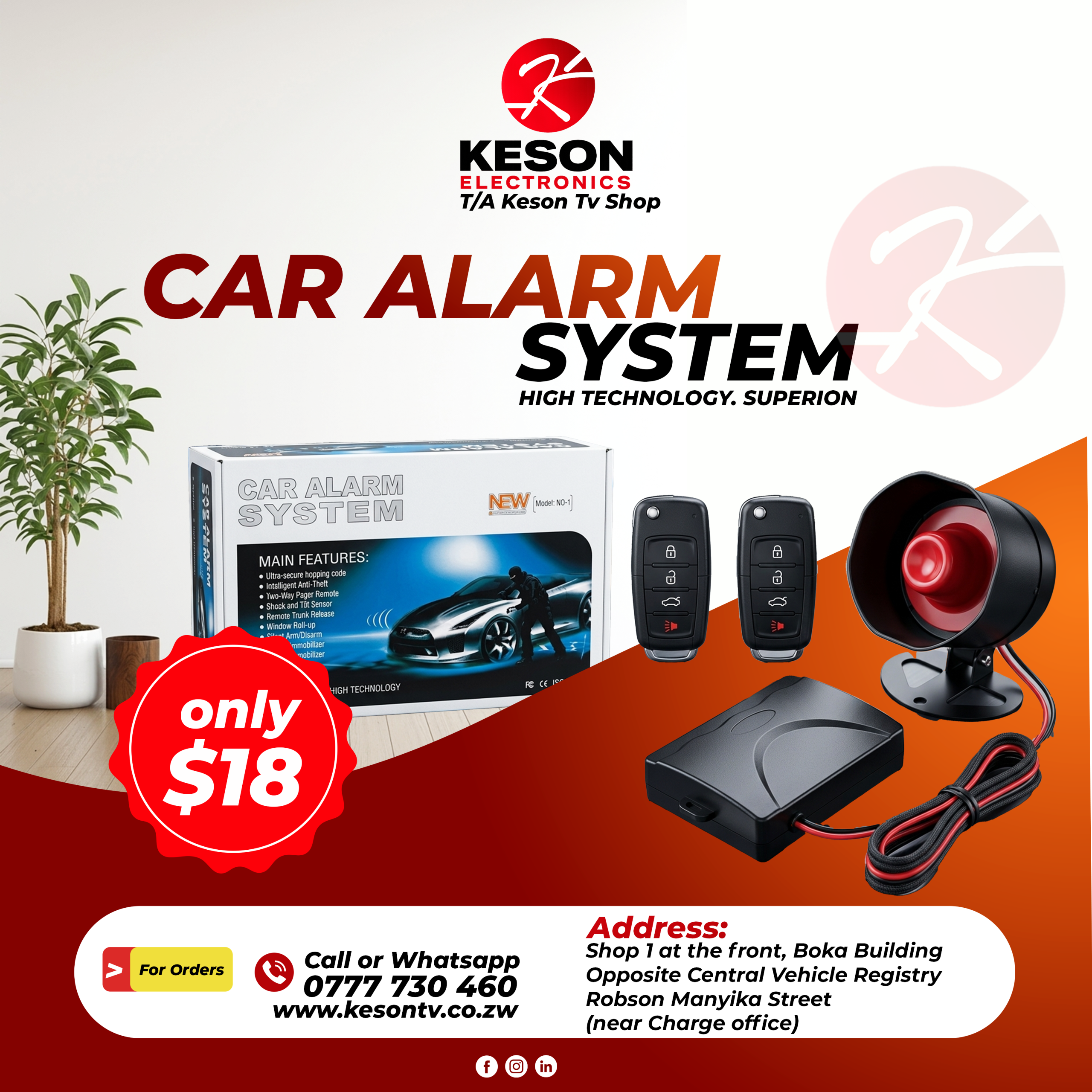 Keson Car Alarm System